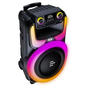 Miniatura Caixa de Som Multilaser Pulse Burst 2 600W Bluetooth Rádio FM Preto