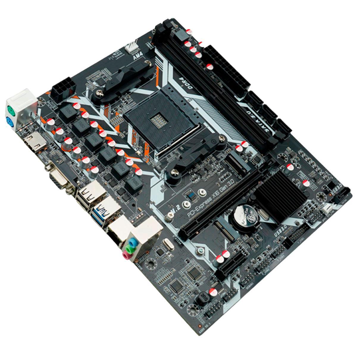 Miniatura Placa Mãe , Afox Amd A320D4 M.2, Ddr4, 10/100/1000-