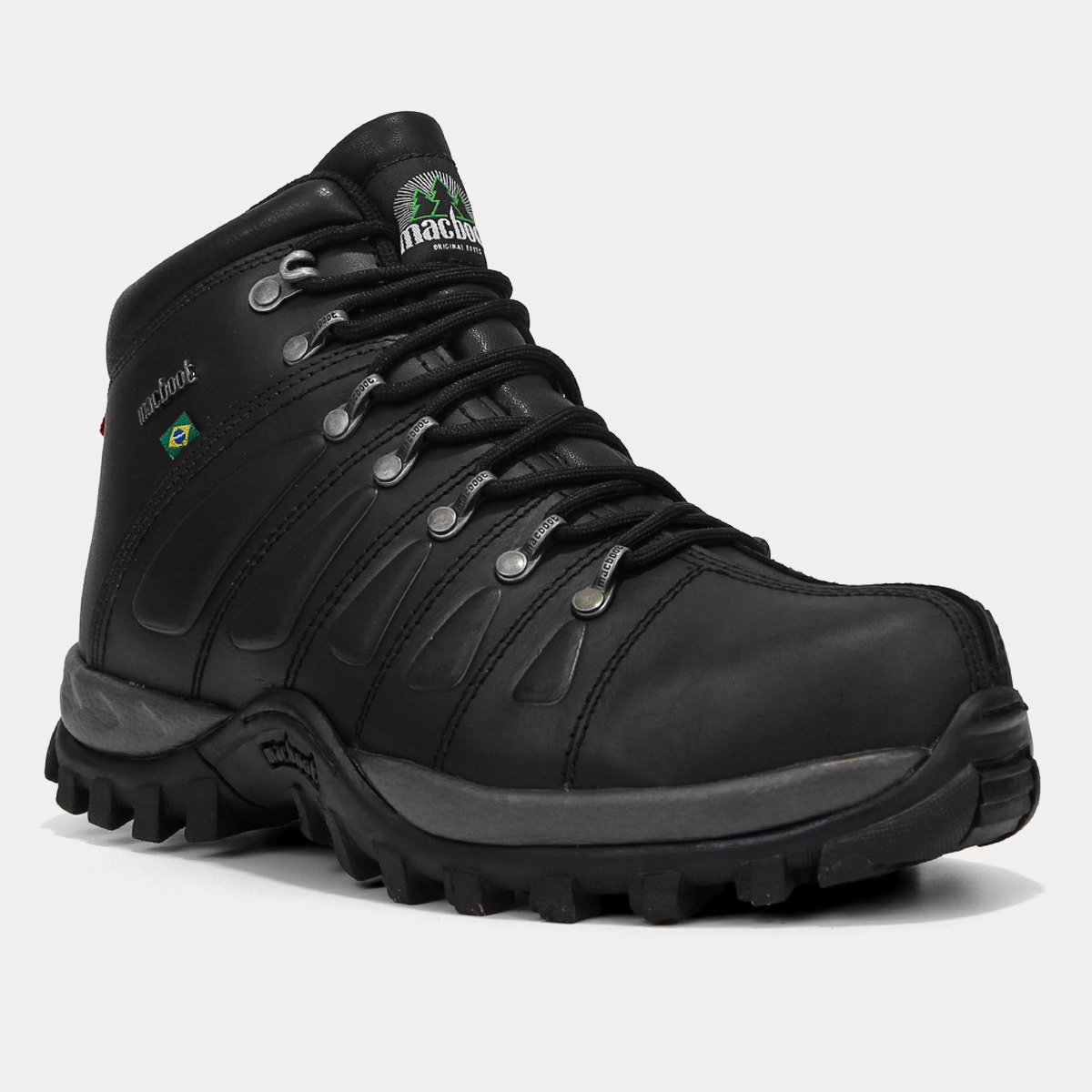 Miniatura Bota Couro Macboot Uirapuru 6 Masculina Grafite - 38