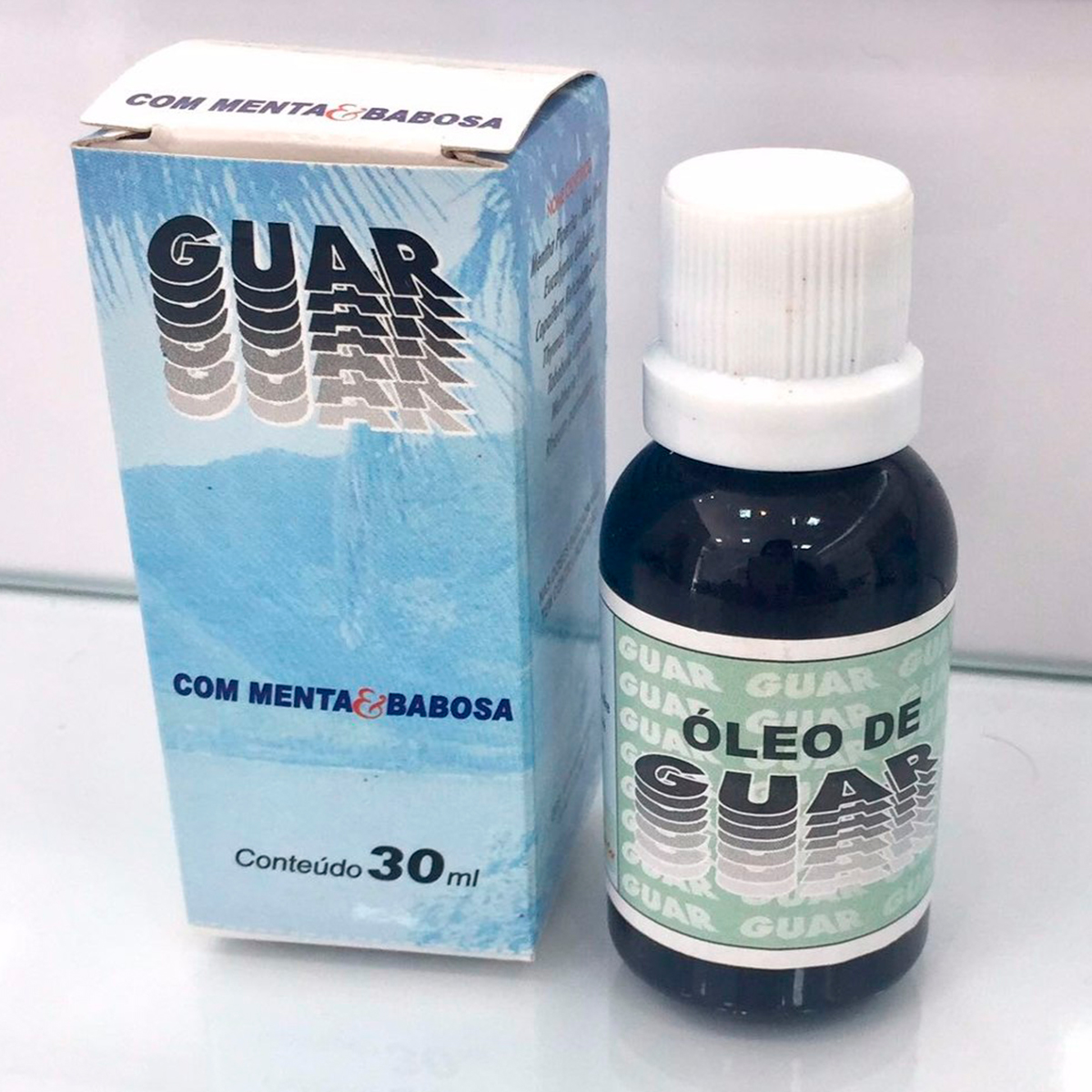 Miniatura Óleo de Guar com Menta e Babosa 30ml