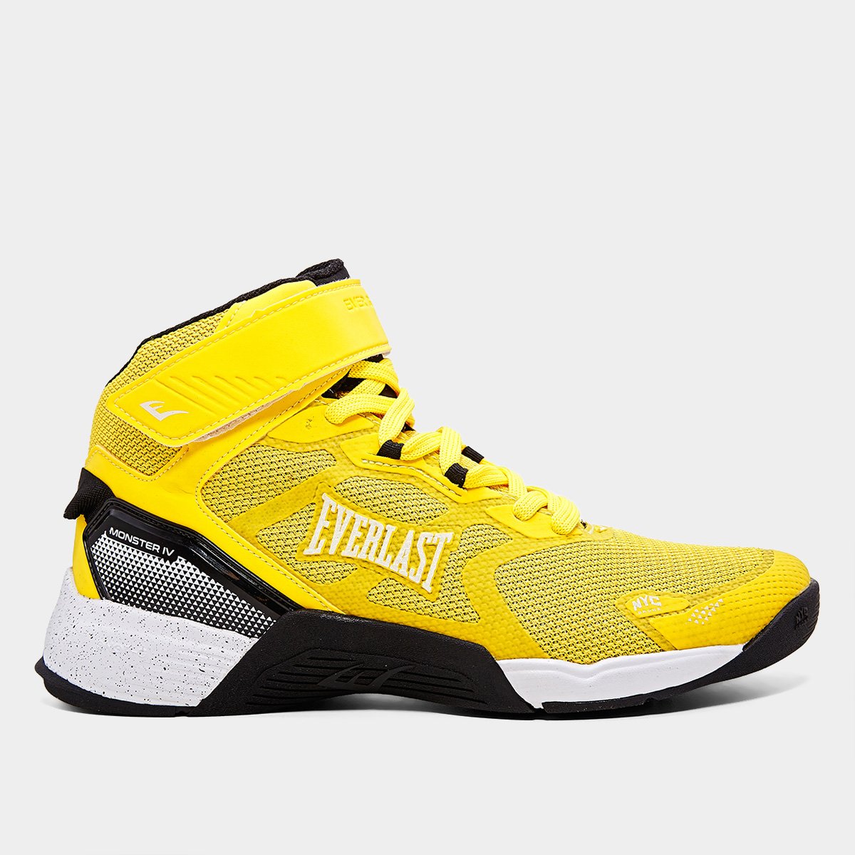 Miniatura Tênis Everlast Monster 4 Masculino Amarelo+Preto - 38
