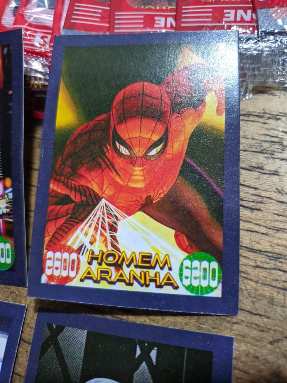 Miniatura Kit Cards Homem Aranha - 10 Pacotes (40 Cards) | Brincadeira