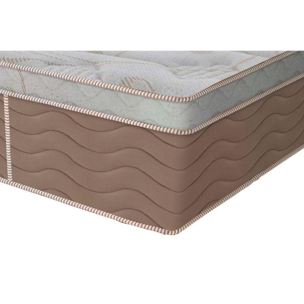 Miniatura Cama Box Queen: Colchão Molas Probel Prolastic Guardian+ Base Crc Suede Clean(158X198)