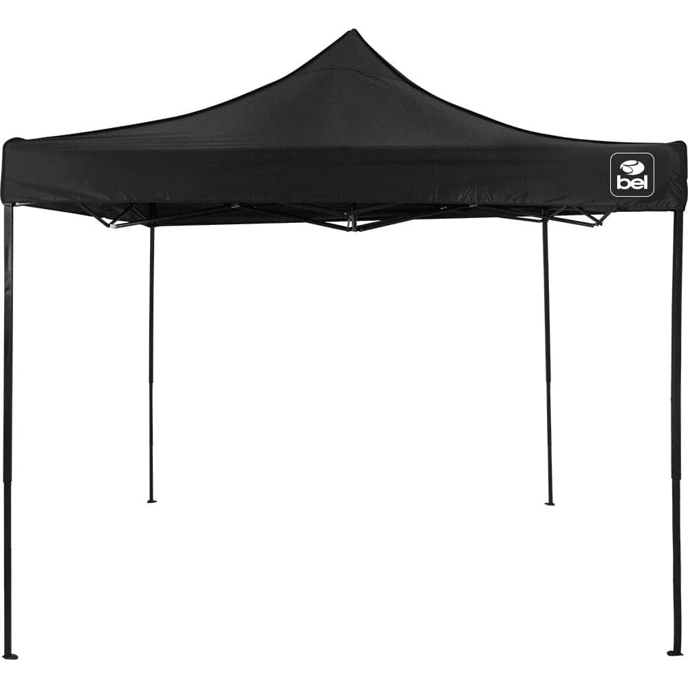 Miniatura Tenda Gazebo Dobrável 3 x 3 Metros Oxford BEL Preto