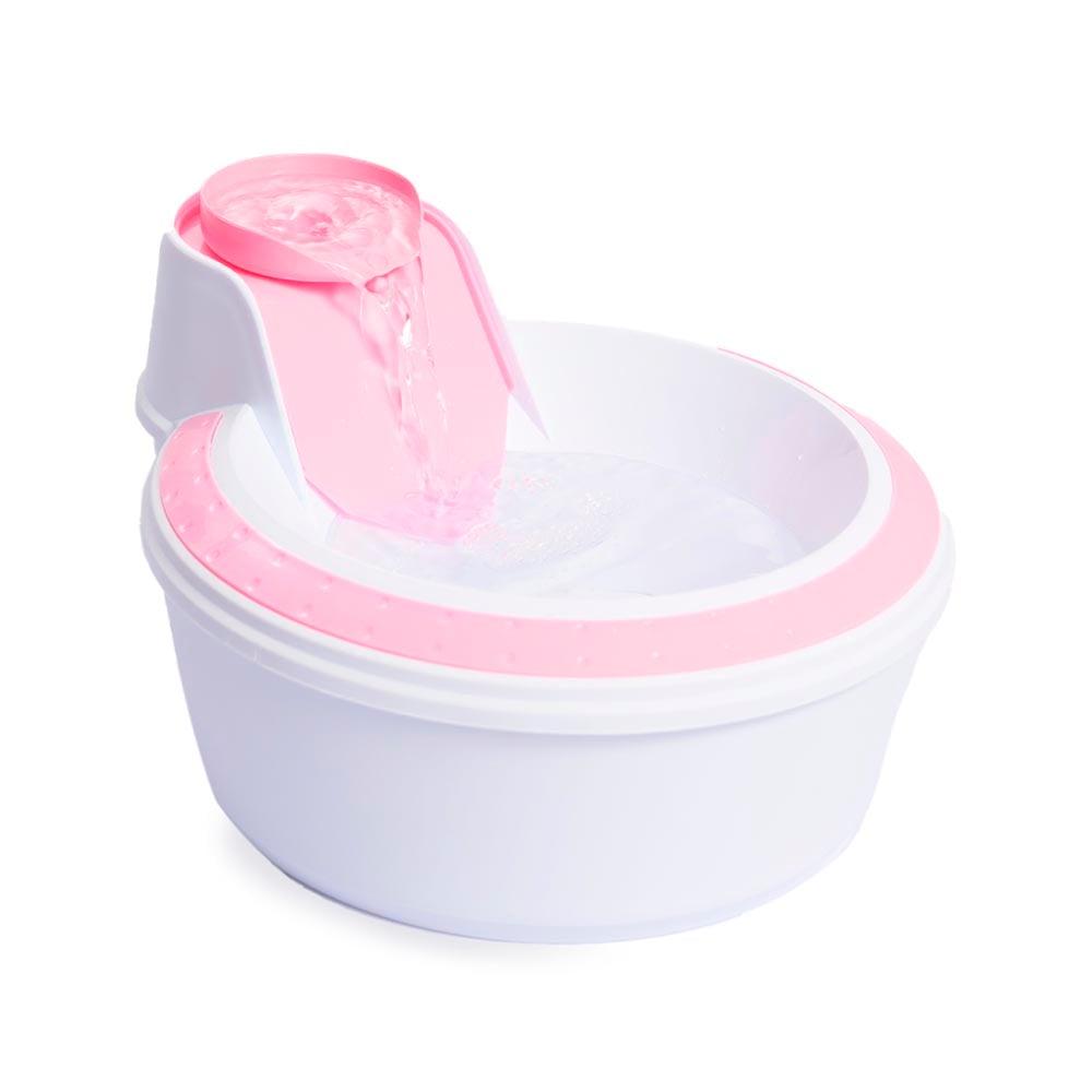 Fonte Bebedouro Meau Clássica Rosa - Bivolt