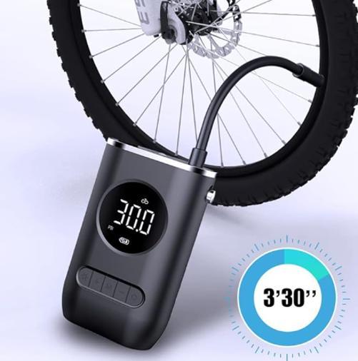 Miniatura Potência E Precisão: Compressor Ar Portátil Medidor Pressão