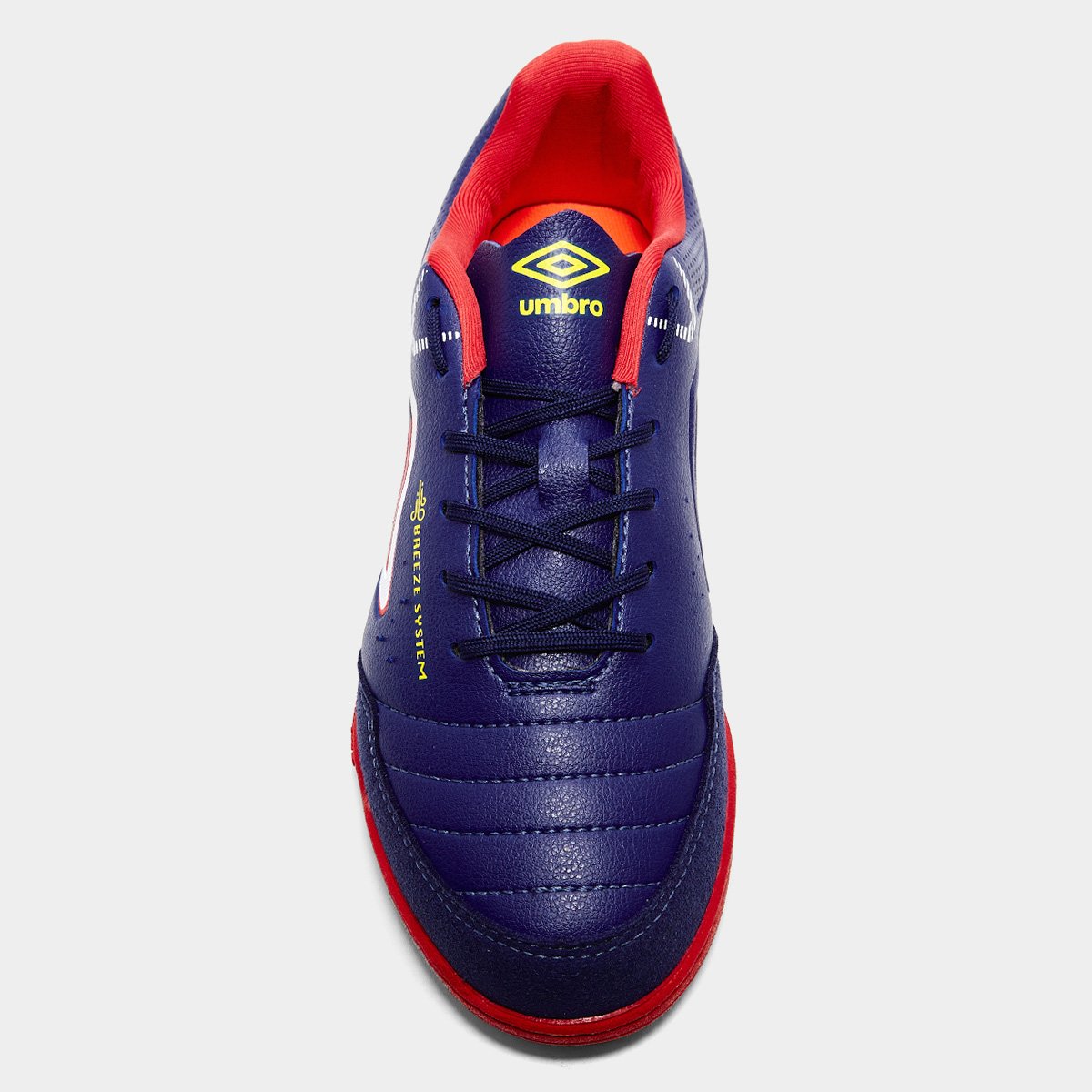 Miniatura Chuteira Futsal Umbro Neo-Comfort Unissex Marinho+Vermelho - 38