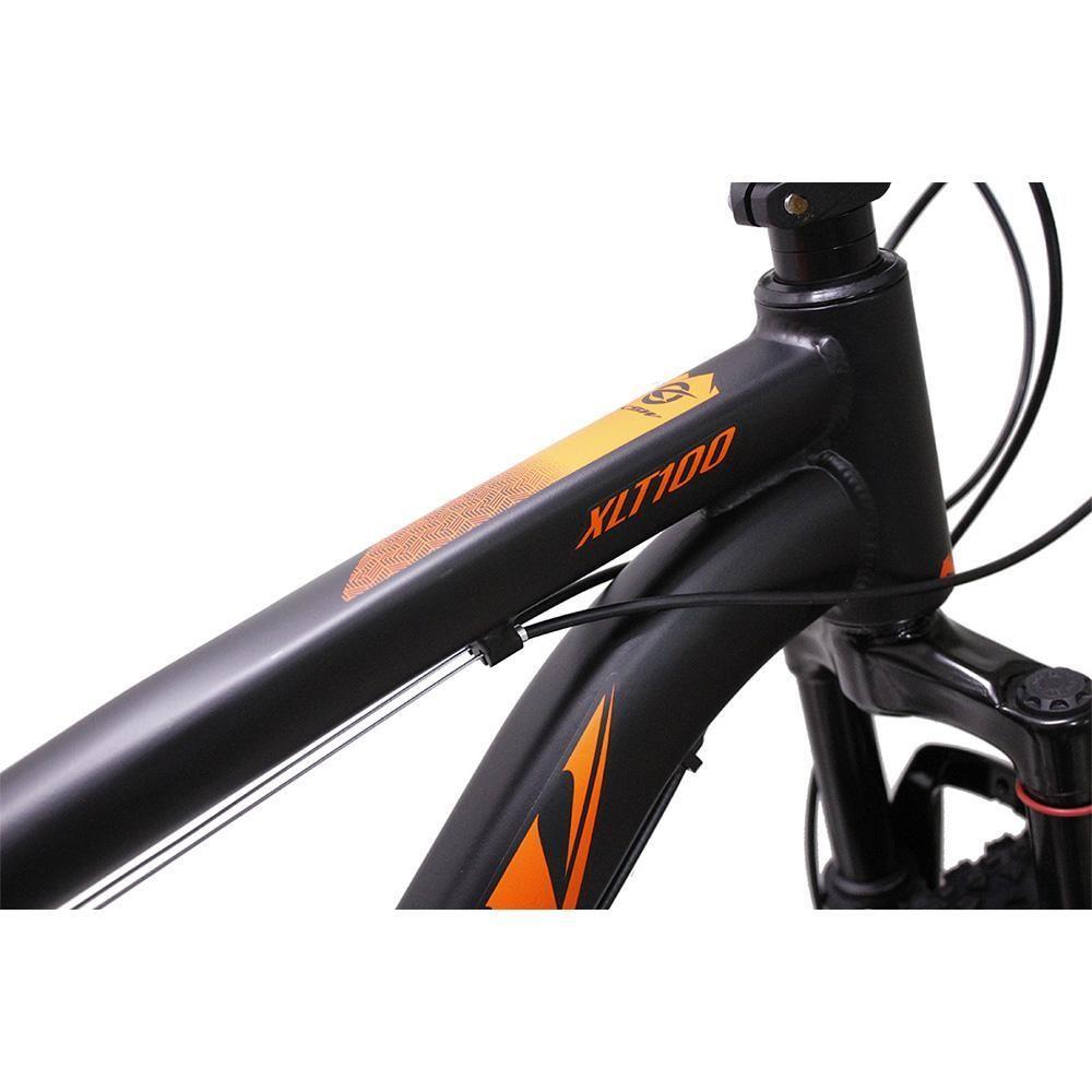 Miniatura Bicicleta Aro 29 Ksw Bike Alumínio Câmbios Shimano 21 Marchas Preto Fos -ad Laranja 19