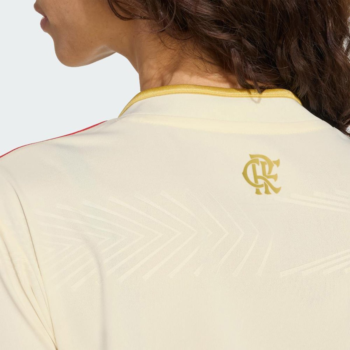 Miniatura Camisa Flamengo III 25/26 Torcedor Adidas Feminina Off White - EP