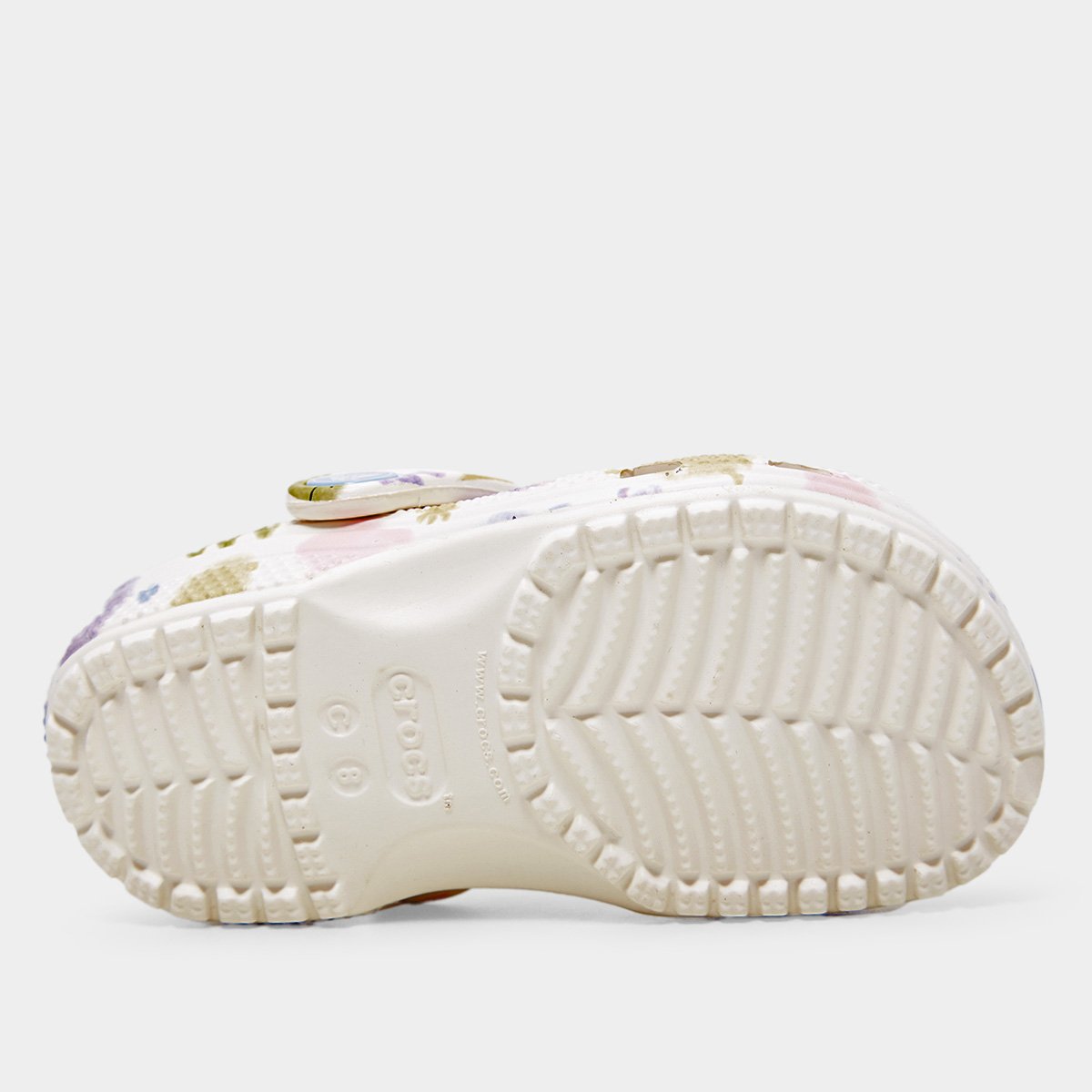 Crocs Infantil Pastel Pets Clog K Menina Branco - 29