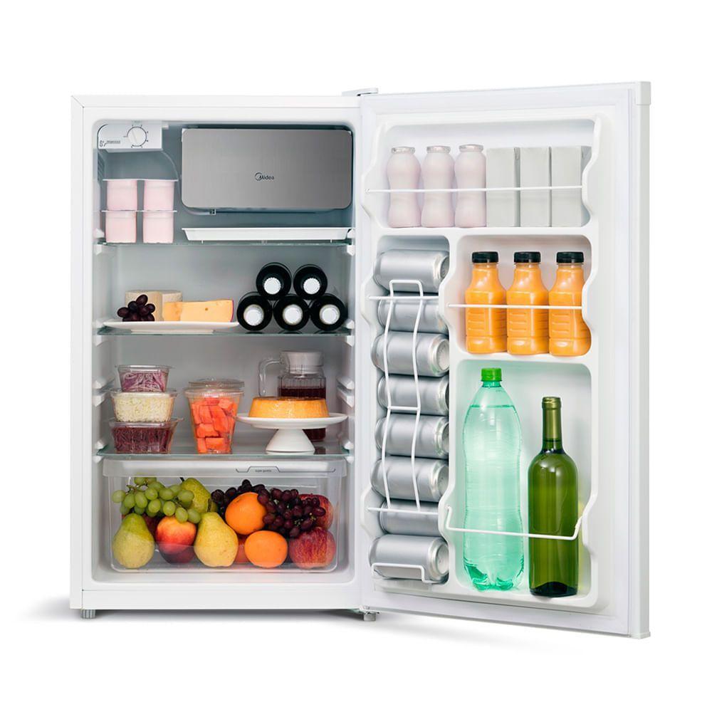 Miniatura Frigobar Midea 124 Litros Branco MRC12B1 110V