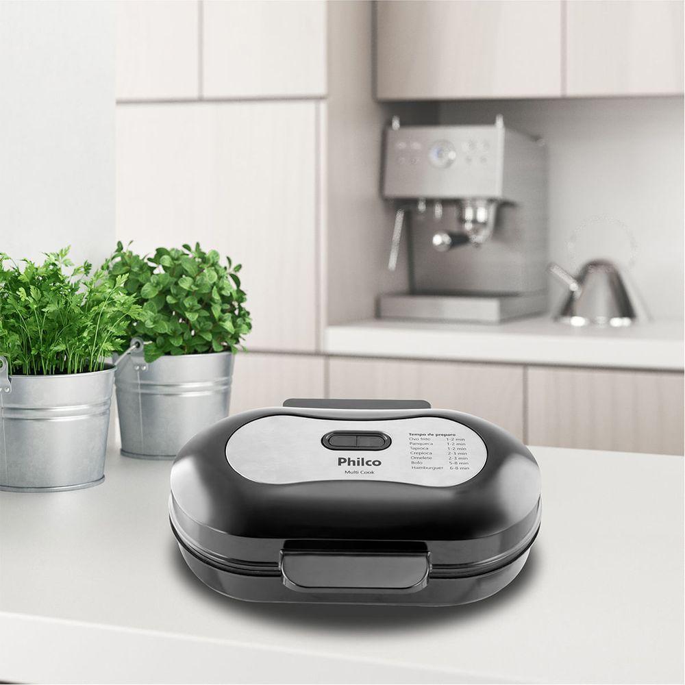 Miniatura Multi Cook Philco 850W Sem Óleo Maxx Clean Antiaderente 110V