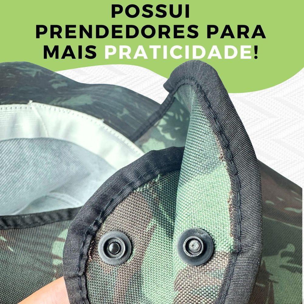 Miniatura Chapéu Australiano Camuflado Pescador Pesca Sol Proteção Nuca Pescoço