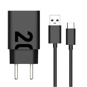 Miniatura Carregador de Parede Motorola TurboPower 68W com Cabo USB-C - Preto