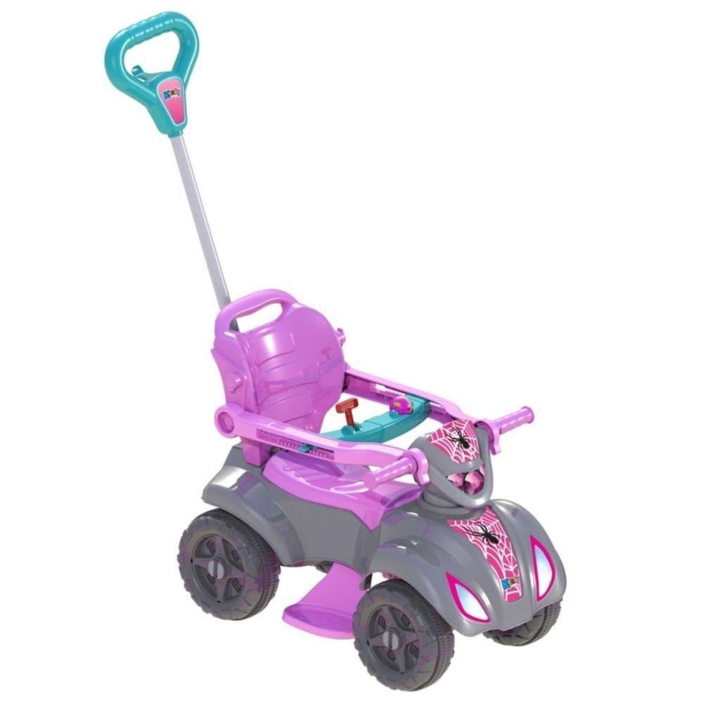 Miniatura Quadriciclo Infantil Baby Aranha Girl - Rosa