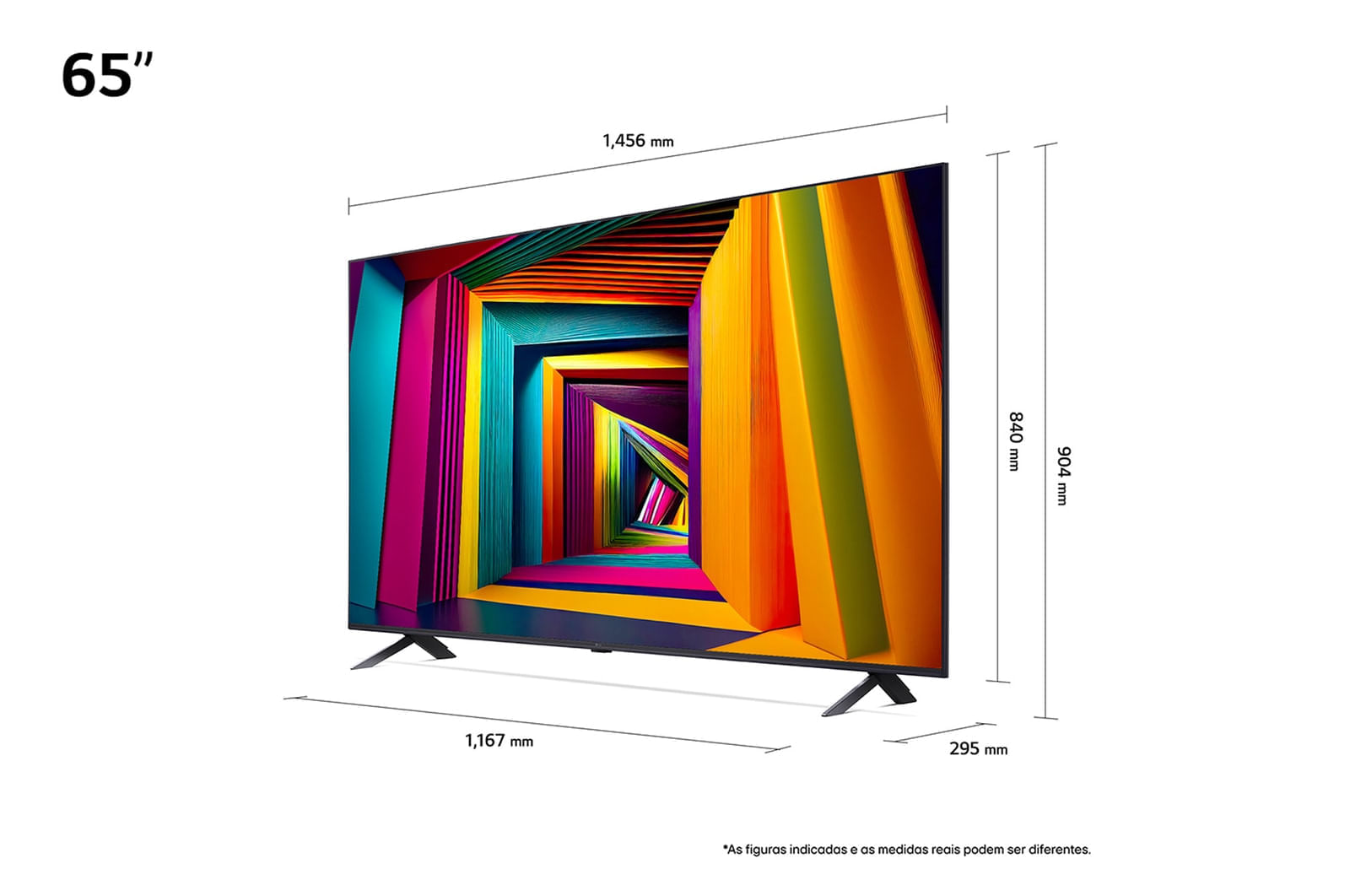 Miniatura Smart TV LG UHD 4K UT9050 65 polegadas 65UT9050