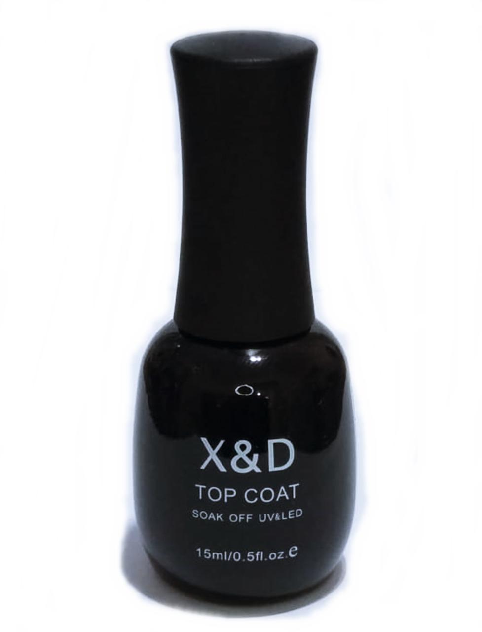Miniatura Top Coat Soak Off X&D Unhas Gel Fibra Acrigel 15Ml Xed