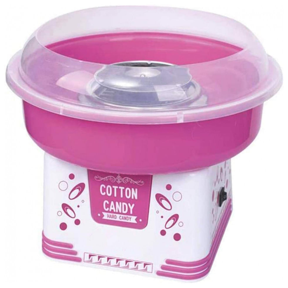 Miniatura Máquina de Algodão Doce Elétrica Wgwioo, 110V 800W, Rosa