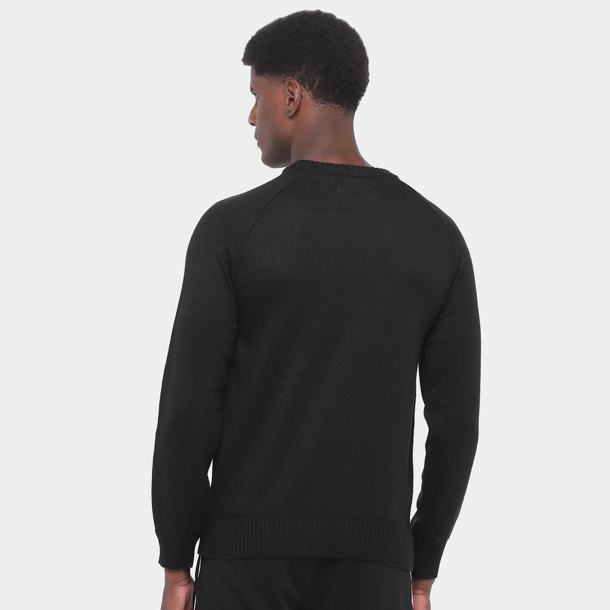 Miniatura Suéter Corinthians Coimbra Masculina Preto - EGG