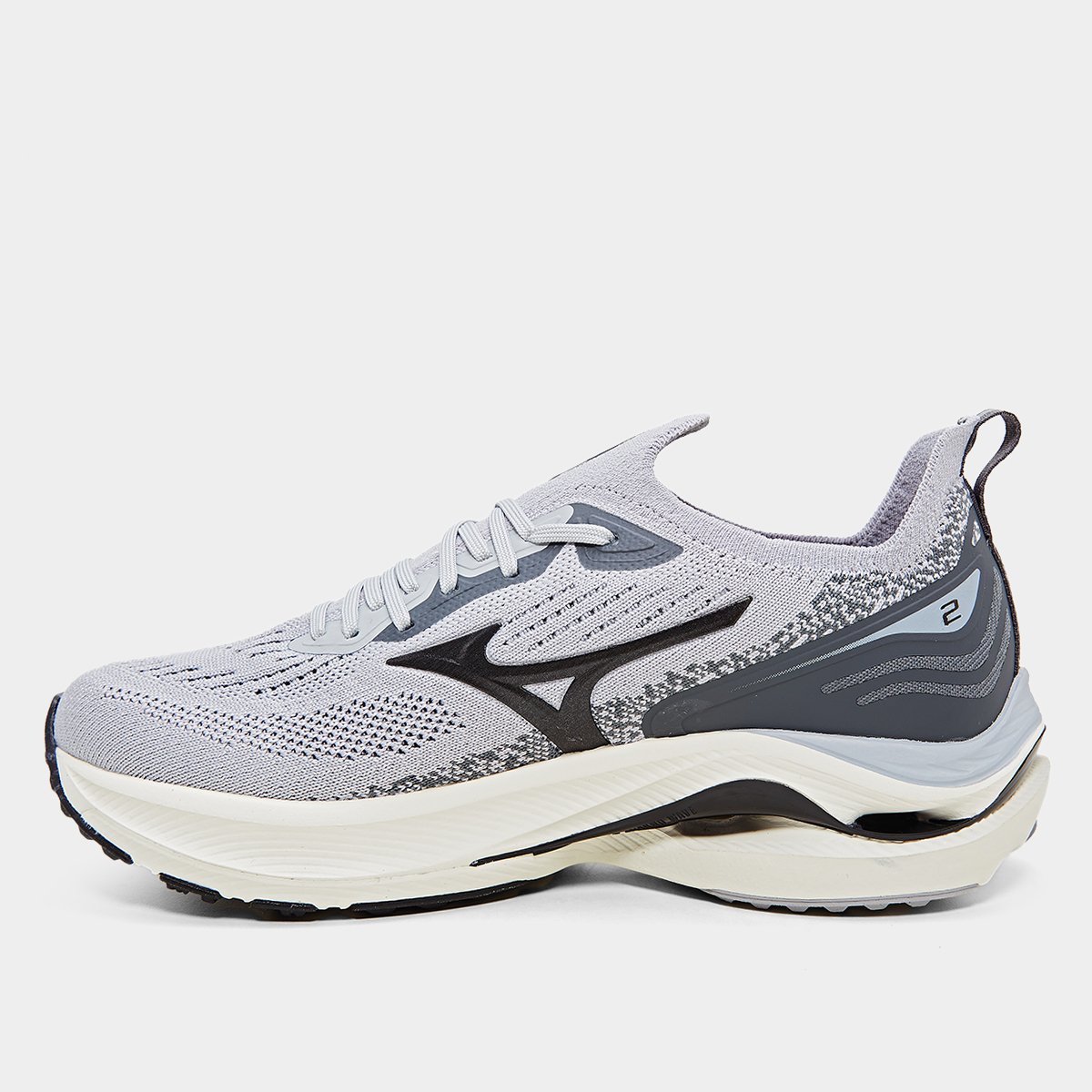 Miniatura Tênis Mizuno Wave Zest 2 Masculino Cinza - 38