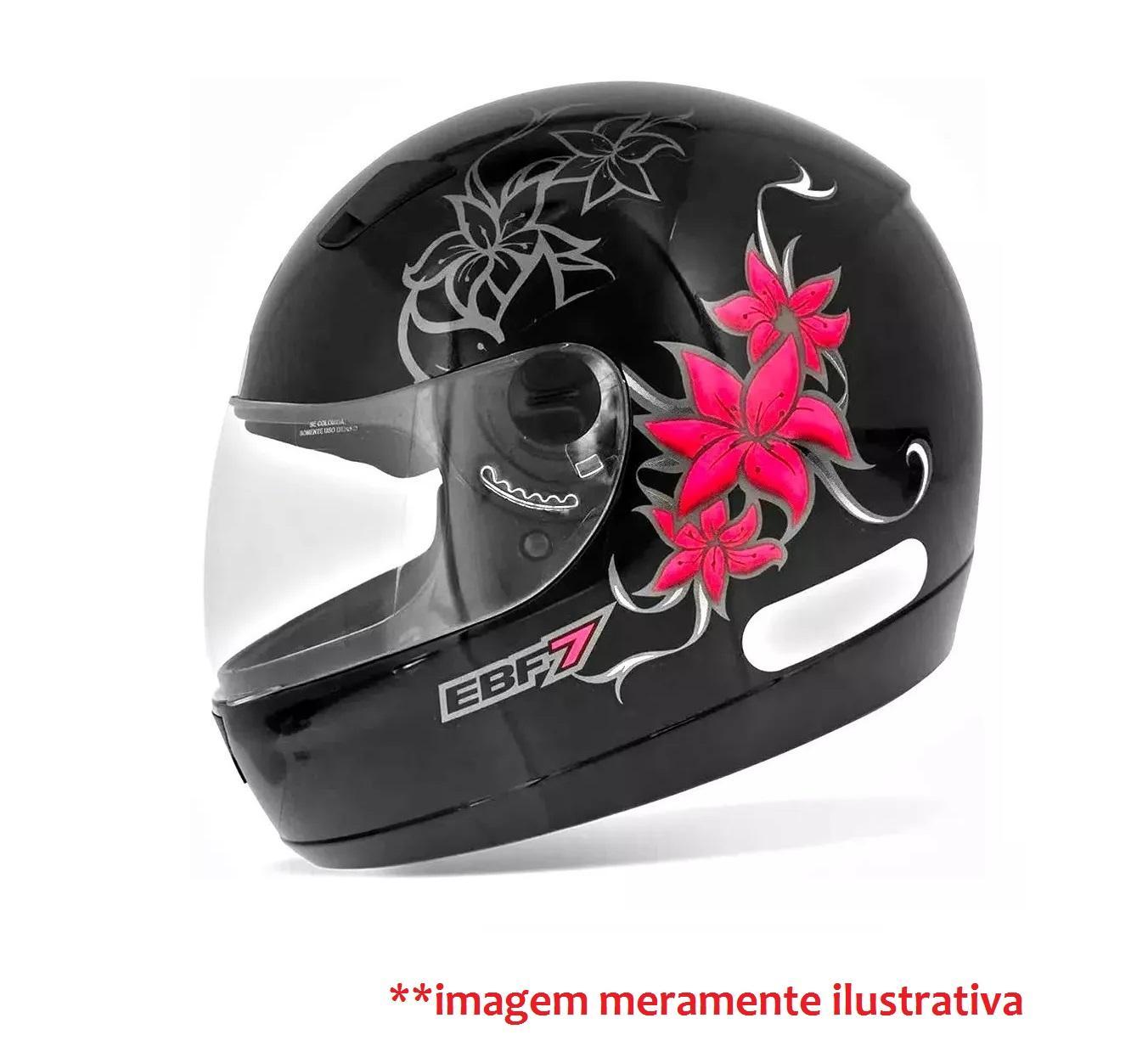 Viseira Capacete Ebf Modelo New Ebf 7 E31 Fumê Preta Escura
