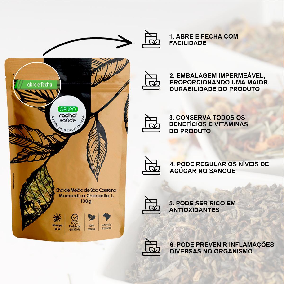 Miniatura Chá De Melão De São Caetano 100 Natural - 100G