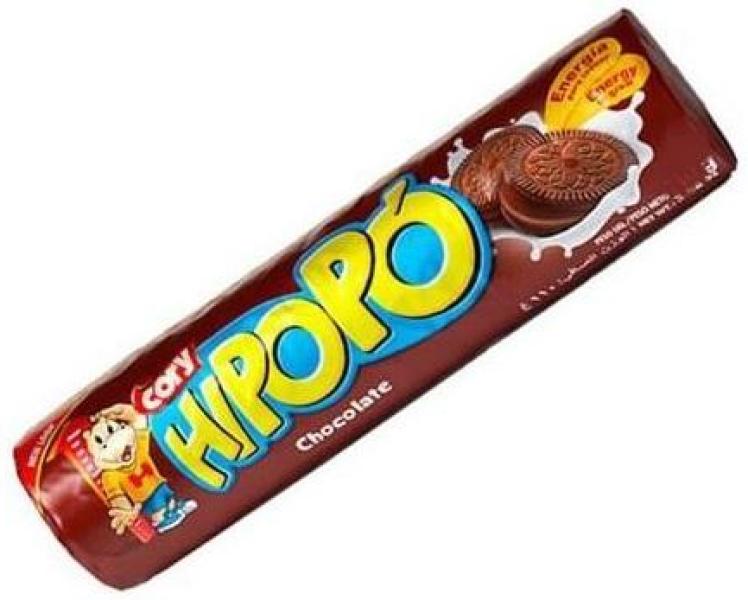 Miniatura 30Un Biscoito Bolacha Hipopó Recheado Chocolate 100 Gramas