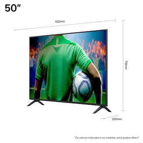Smart TV 4K 50" LG Ultra HD 50UA8550PSA com Processador a7 Gen8 AI, Otimizador de Jogos, Wi-Fi, Bluetooth, webOS 25 e Controle Smart Magic
