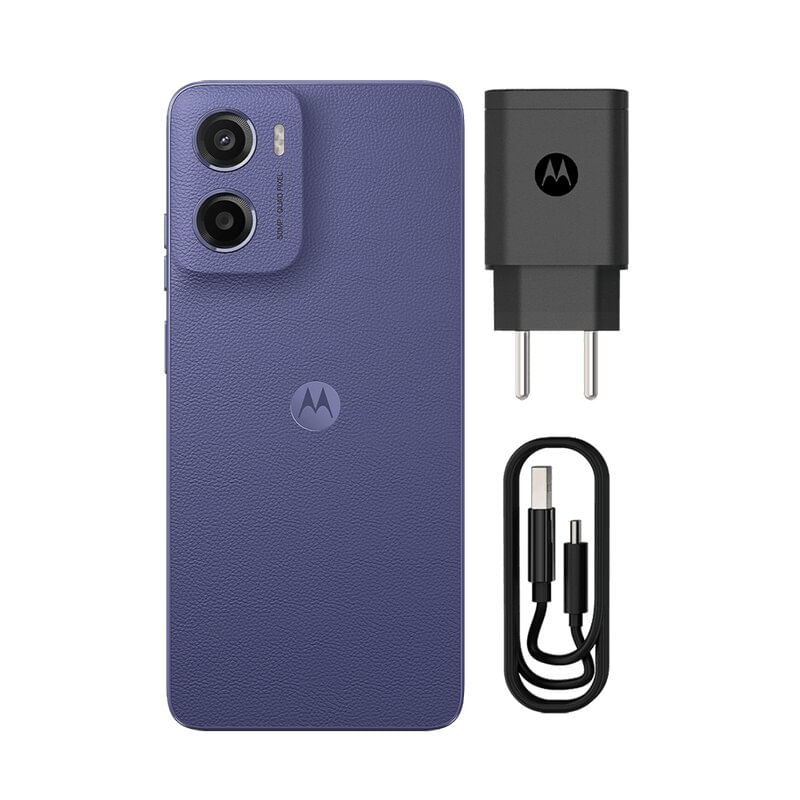 Miniatura Smartphone Motorola Moto G05 128GB - Violeta, 12GB (4GB RAM +8GB RAM Boost), Câmera 50MP e Tela 6,7"