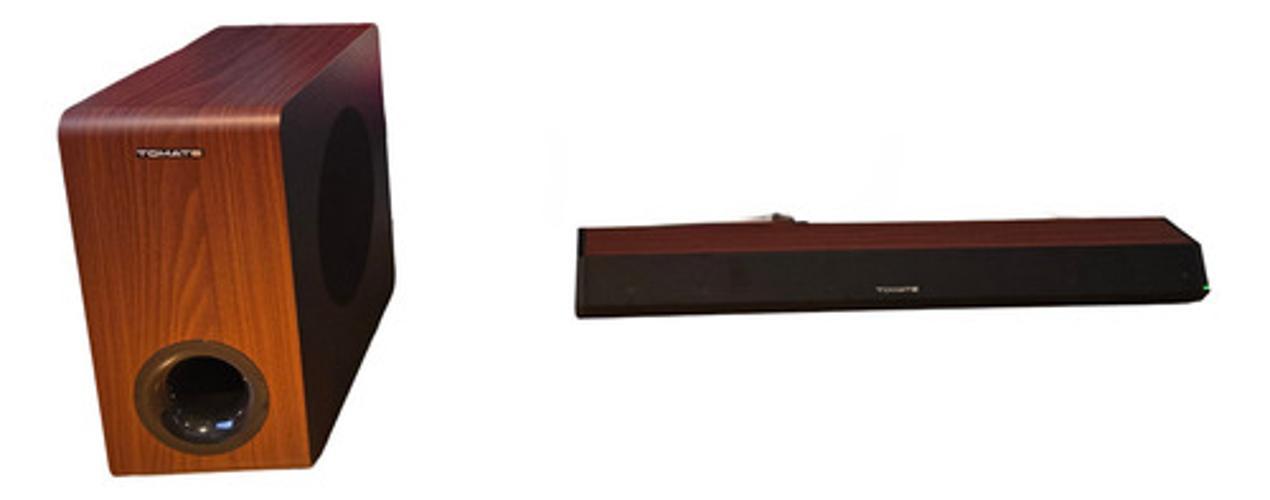 Miniatura Soundbar Bluetooth Para Tv 125W Estereo Som Com Qualidade