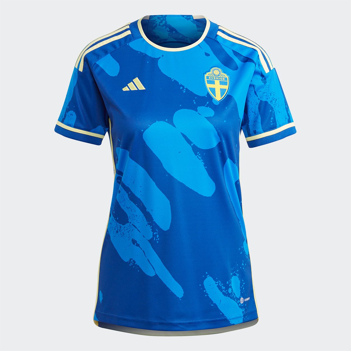 Miniatura Camisa Seleção Suécia Away 23/24 s/n° Torcedor Adidas Feminina Azul Royal - G