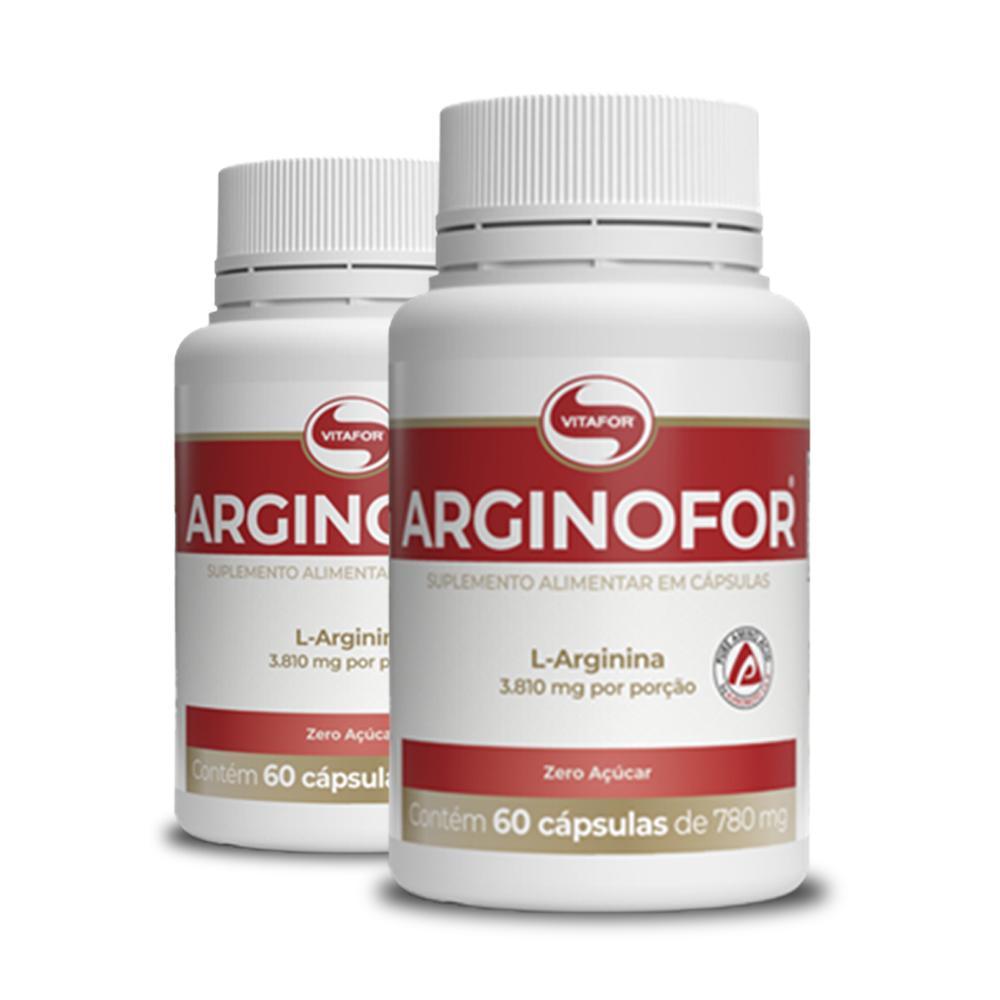 Miniatura Kit 2 Arginofor L Arginina Vitafor 60 Cápsulas