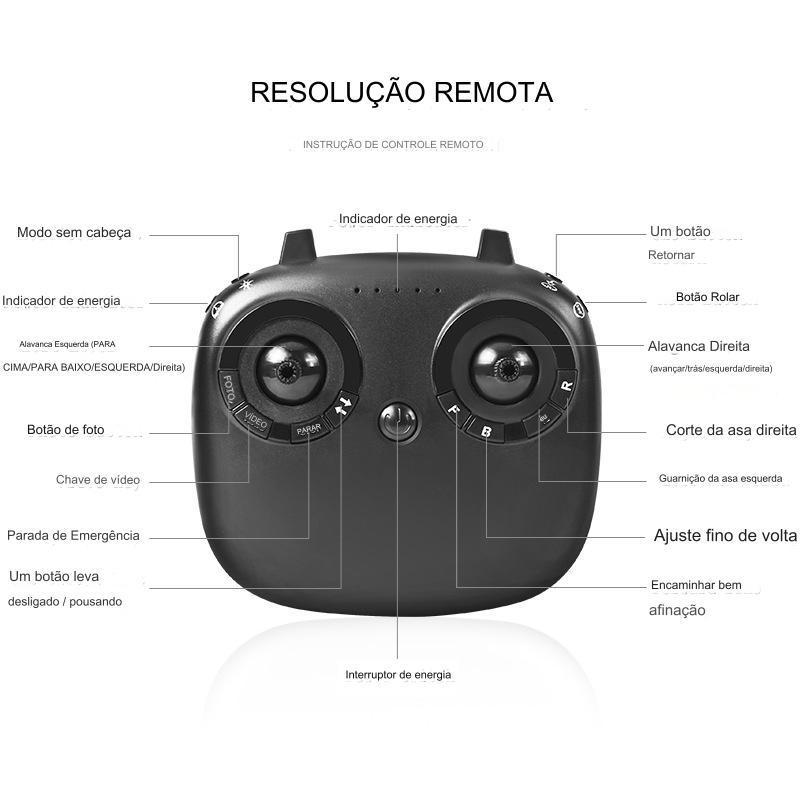 Drone Profissional Txd-8S Câmera Hd Boa Estabilidade