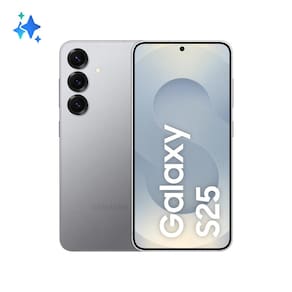 Miniatura Smartphone Samsung Galaxy S25 5G Prata 256GB, Tela de 6.2", 12GB RAM, AI Inteligência Artificial, IP68, Processador Snapdragon 8 Elite e Câmera Tripla CEL. SAMSUNG GALAXY S25 5G 256GB PRATA