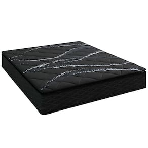 Miniatura Colchão Queen Size Umaflex New Itália Black com Molas Ensacadas, Revestimento em Jacquard e Pillow Top D26 25X158X198cm - Preto