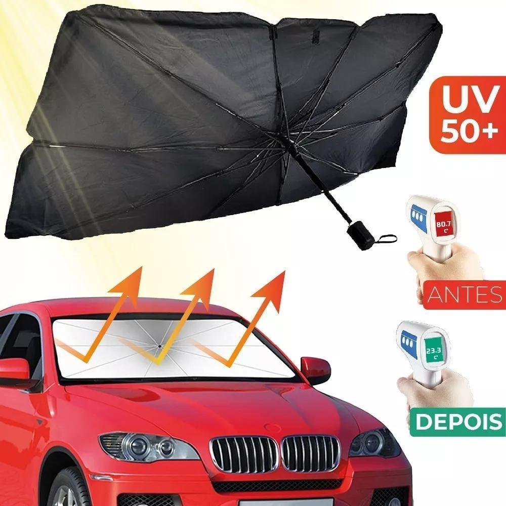 Miniatura Protetor Solar Parabrisa Sol Parasol Quebrasol Carro Guarda