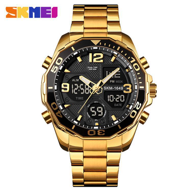 Miniatura Relógio Masculino Skmei 1649 Anadigital Esporte Casual Luxo