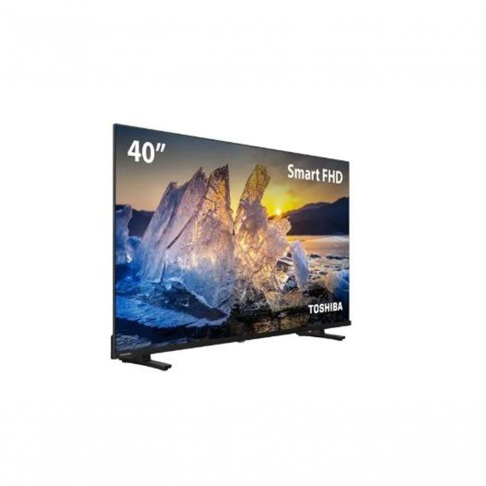Miniatura Smart TV Toshiba DLED 40" Full HD 40V35MS VIDAA 2 HDMI 2 USB WiFi TB028M Preto Bivolt