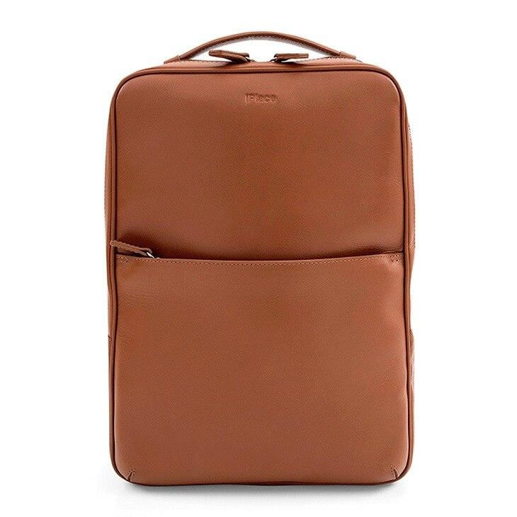 Miniatura Mochila para MacBook 16'' iPlace, Pampas, Couro Marrom