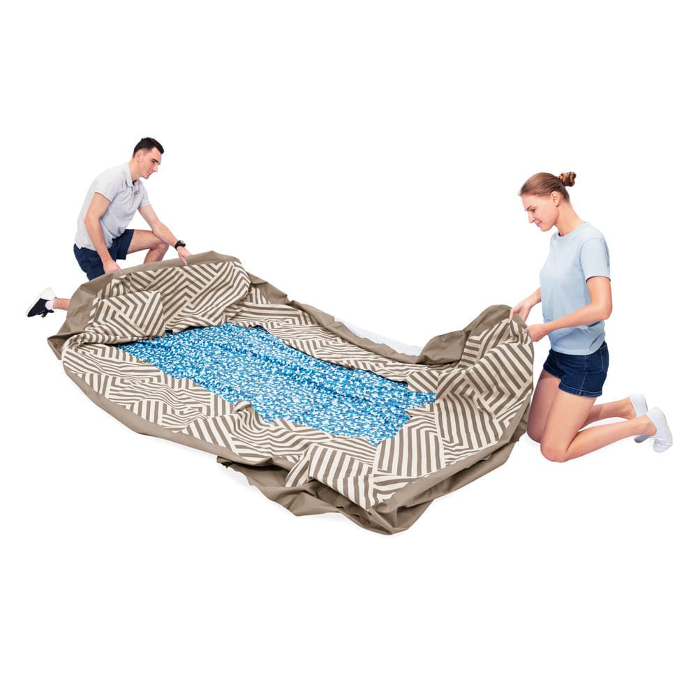 Piscina Redonda Estrutural PVC 7200 Litros 3.66 x 3.66m Mor