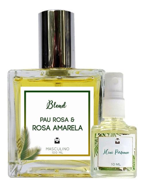 Miniatura Perfume Masculino Pau Rosa & Rosa Amarela 100ml + Mini 10ml