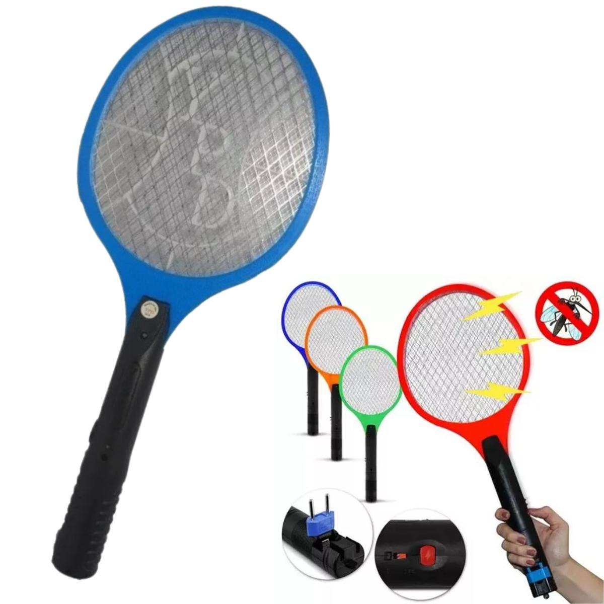 Miniatura Raquete Elétrica Mata Mosquitos - Entrega Rápida