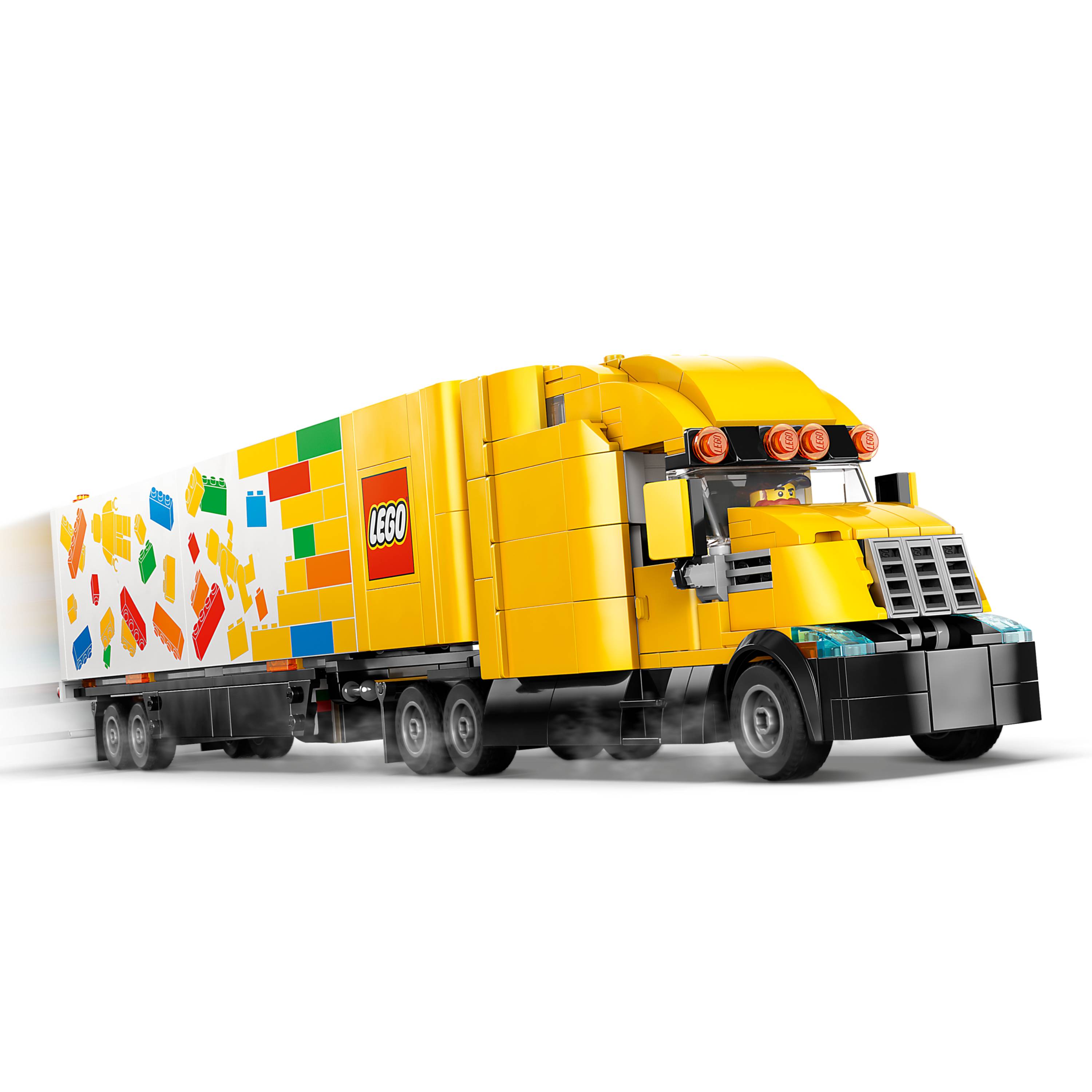 Miniatura LEGO City - Caminhão de entrega amarelo