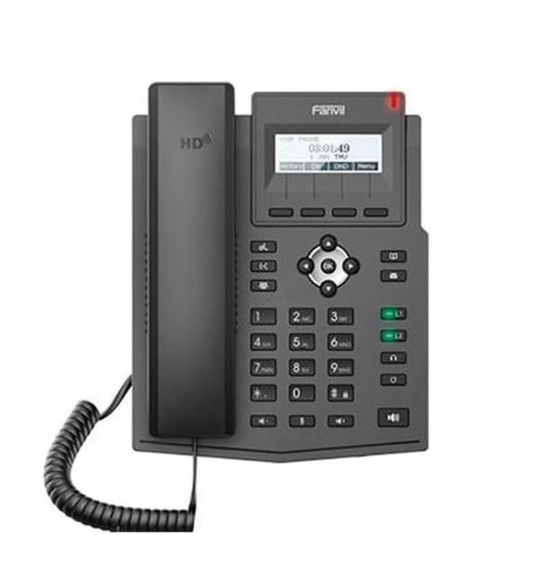 Miniatura Telefone Ip Fanvil X1S Fast Ethernet Sem Poe E Com Fonte