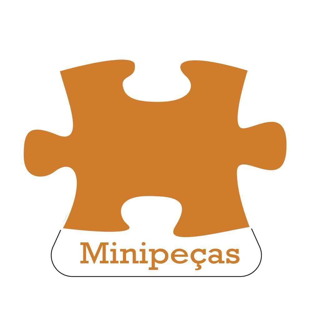 Miniatura Mini Quebra-Cabeça 1000 Peças Cores De Outono
