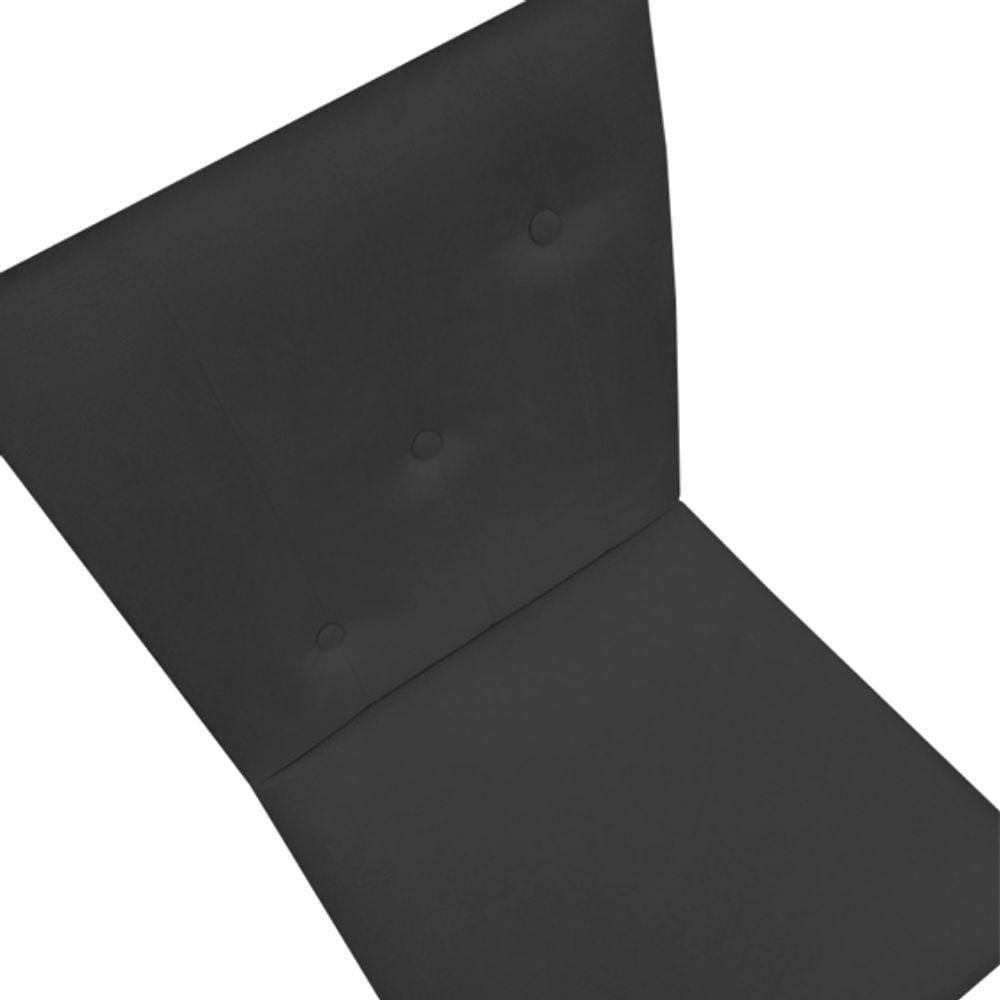 Kit 06 Cadeiras De Jantar Madrid Base De Ferro Sued Grafite D'classe Decor