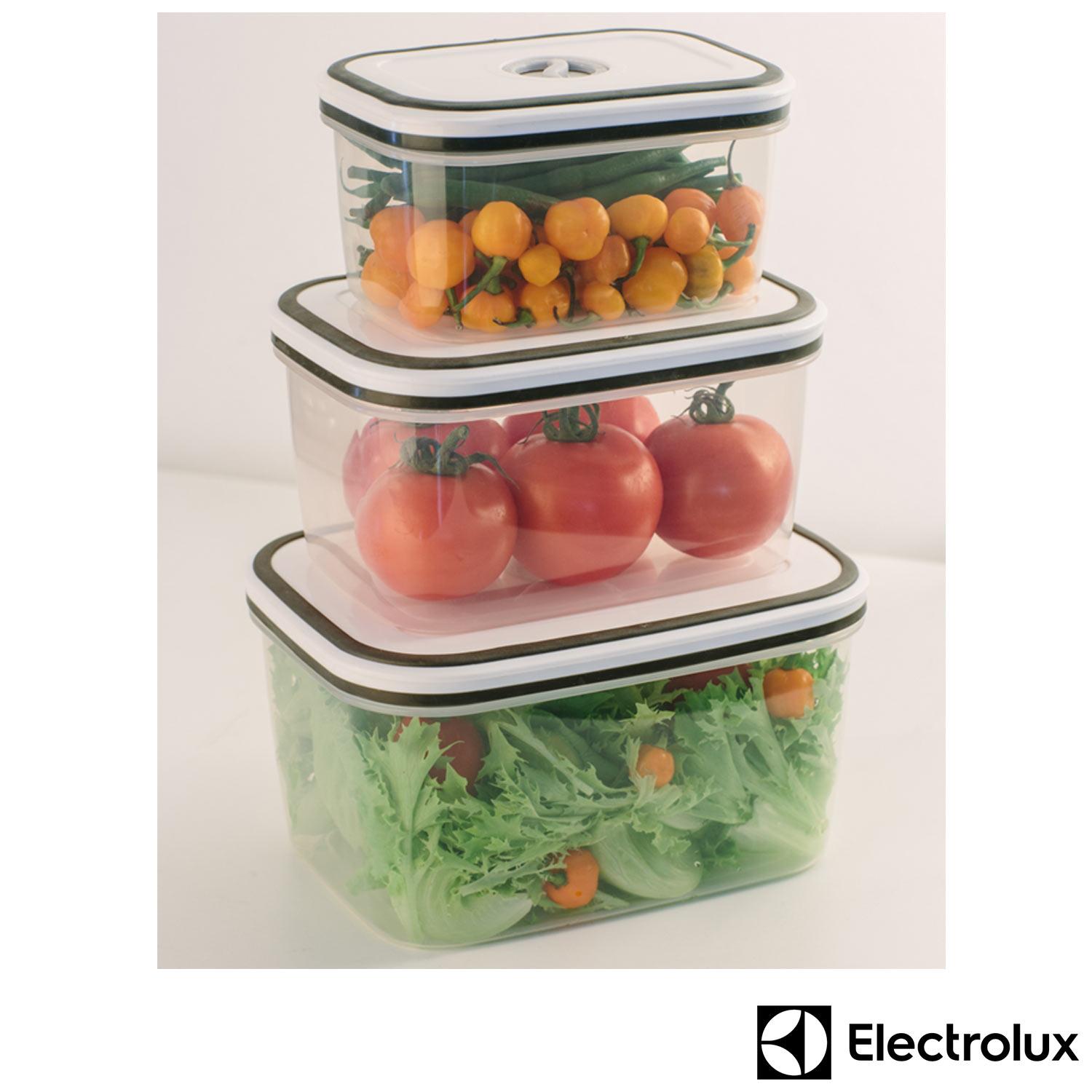 Jogo de Potes com 10 Peças com Tampa - Electrolux
