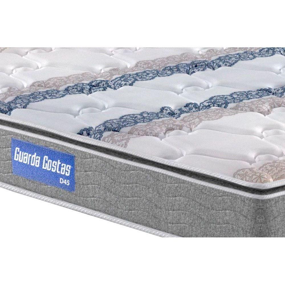 Miniatura Colchão Viúva Espuma D45 Guarda Costas Double Face Gray (128x188x20)