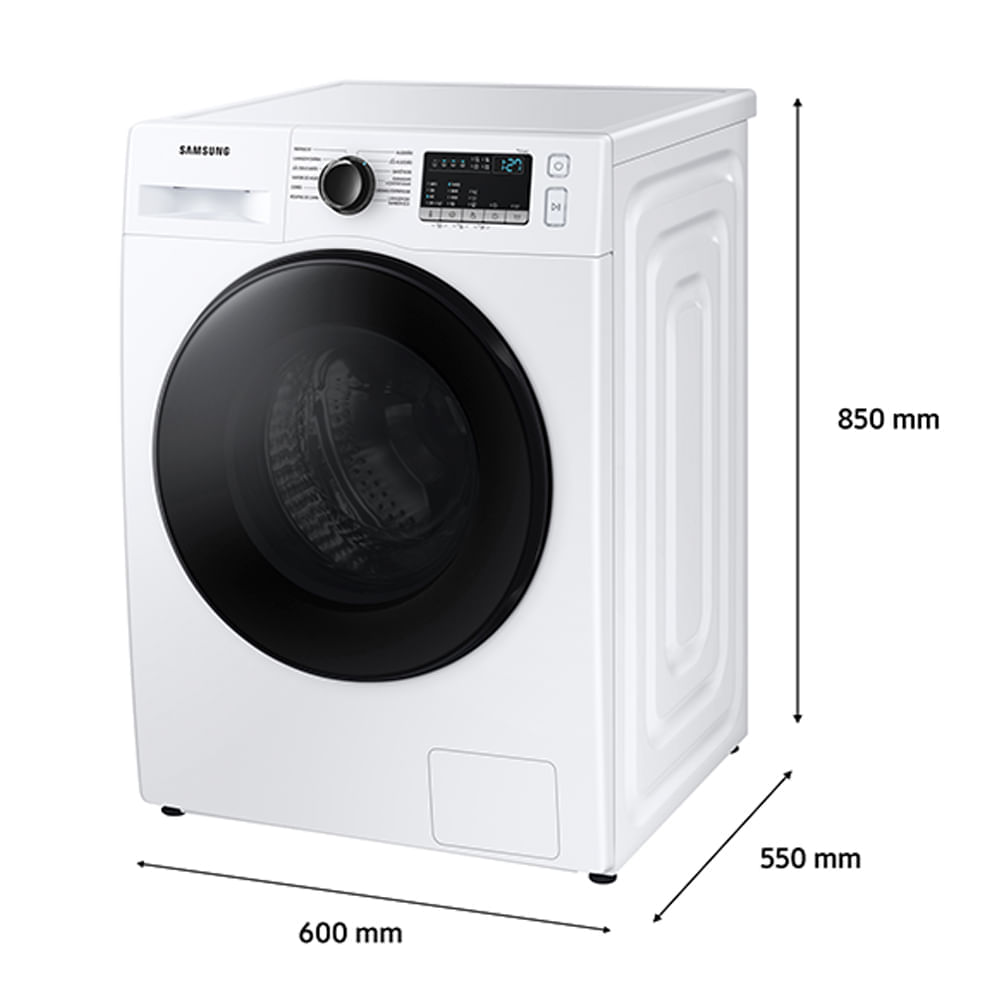 Lavadora de Roupas Samsung 11 Kg Digital Inverter Branco com 12 Programas de Lavagem - WW11T4040BE 110