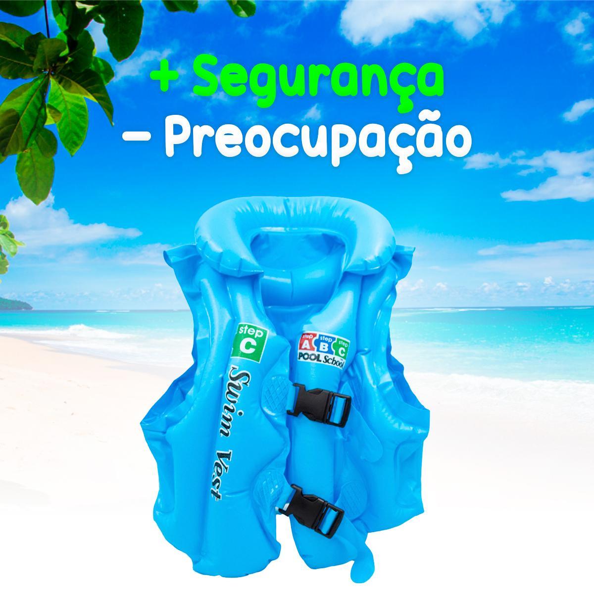 Miniatura Boia Infantil - Colete Salva Vidas Piscina Praia